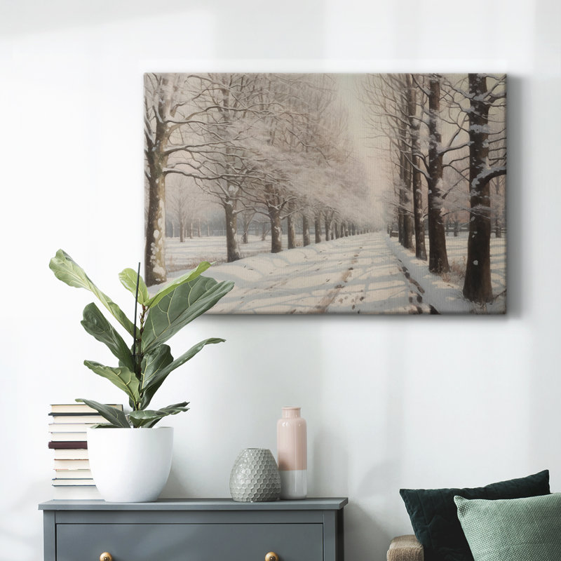 Paysage rétro-X III, H 19 po x l 28 po x P 1,5 po, Toile tendue