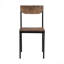 Ensemble de table à manger moderne 3 pièces avec abattant et 2 chaises pour petits espaces Modern