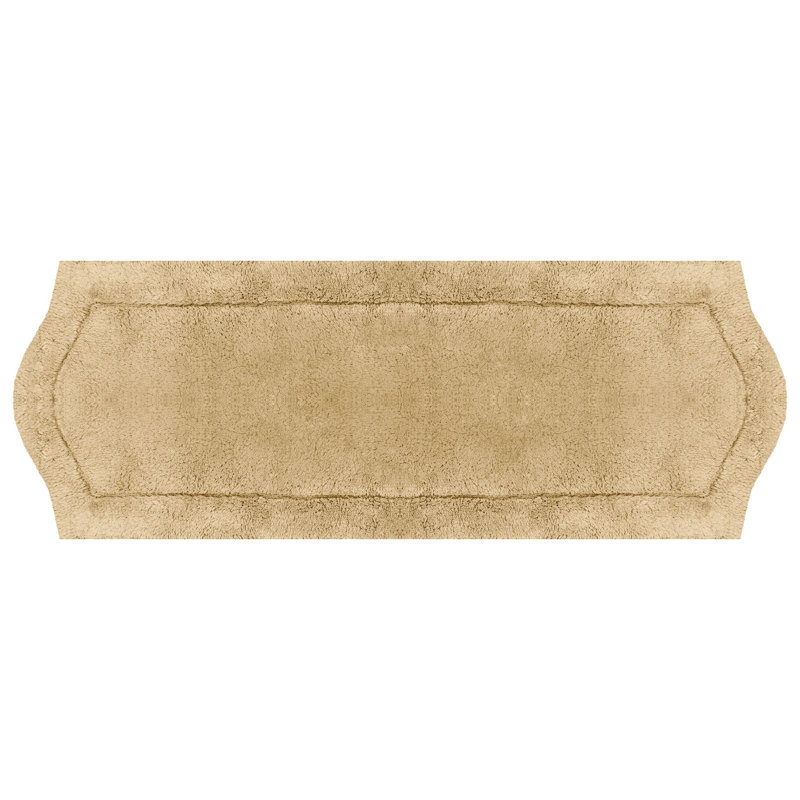 Tapis pour salle de bain Morissette, L 22 po x L 60 po, Lin lin