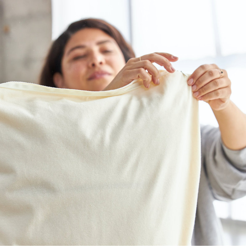 Organic Waterproof Pillow Protector, Queen