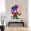«Dynamic Cycling Watercolor Abstract Contemporary City Architecture», art mural-129476895