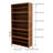 10-layer Rectangular Freestanding Bamboo Shoe Cabinet with Doors-346620189