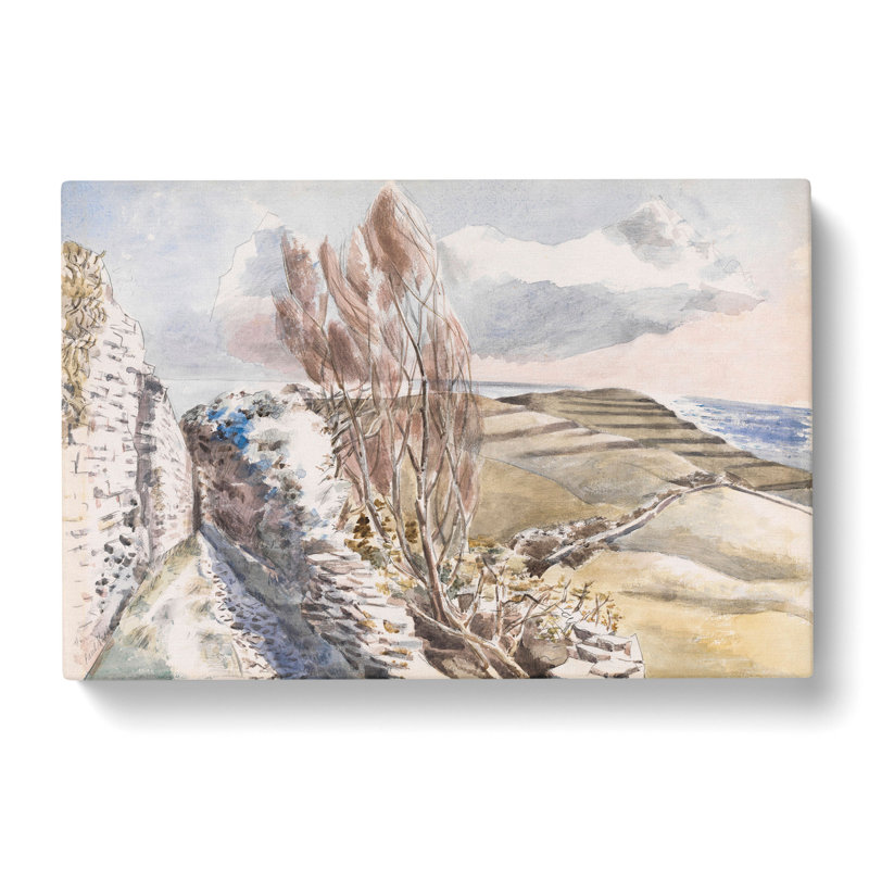Worth Matravers In Dorset by Paul Nash - Wrapped Canvas Painting, 50cm H x 76cm W x 3cm D