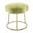 Bonview Flower Upholstered Velvet Metal Accent Stool-2026025199