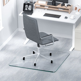20 x 36 Tempered Glass Desk Mat to Protect Your Desk - Clear Desk Mat for  Desktop 