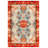 Larissa Collection Digital Print Cotton-Polyester Blend Rug – Rust Red-151788250