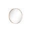 Round Aluminum Frame Wall Mirror with Horizontal or Vertical Mount for Bathroom, Bedroom, Entryway-1223856860-1223856863