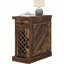 Table d'appoint Farmhouse avec abri de rangement, tiroir et armoire