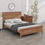 Base de lit moderne à profil bas avec structure de lattes interne robuste pour une stabilité optimale du matelas
