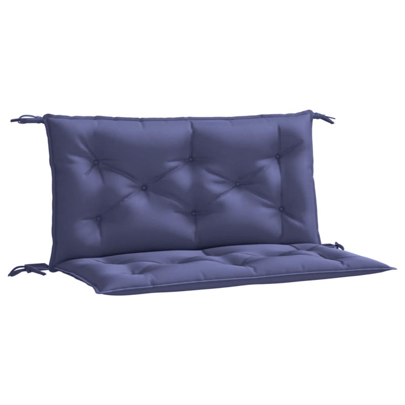 Coussin de siège d'extérieur, Bleu marine, 39,3 po x 19,7 po