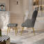 Ajkune Upholstered Accent Chair with Footstool