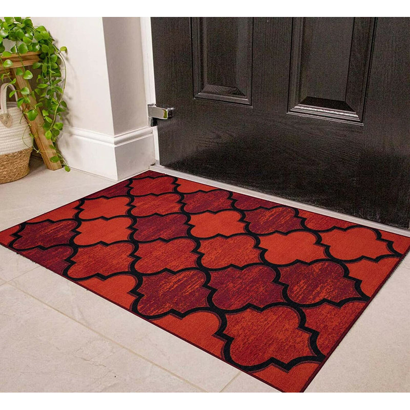Faulks Abstract Indoor / Outdoor Area Rug, Runner 60 x 225cm