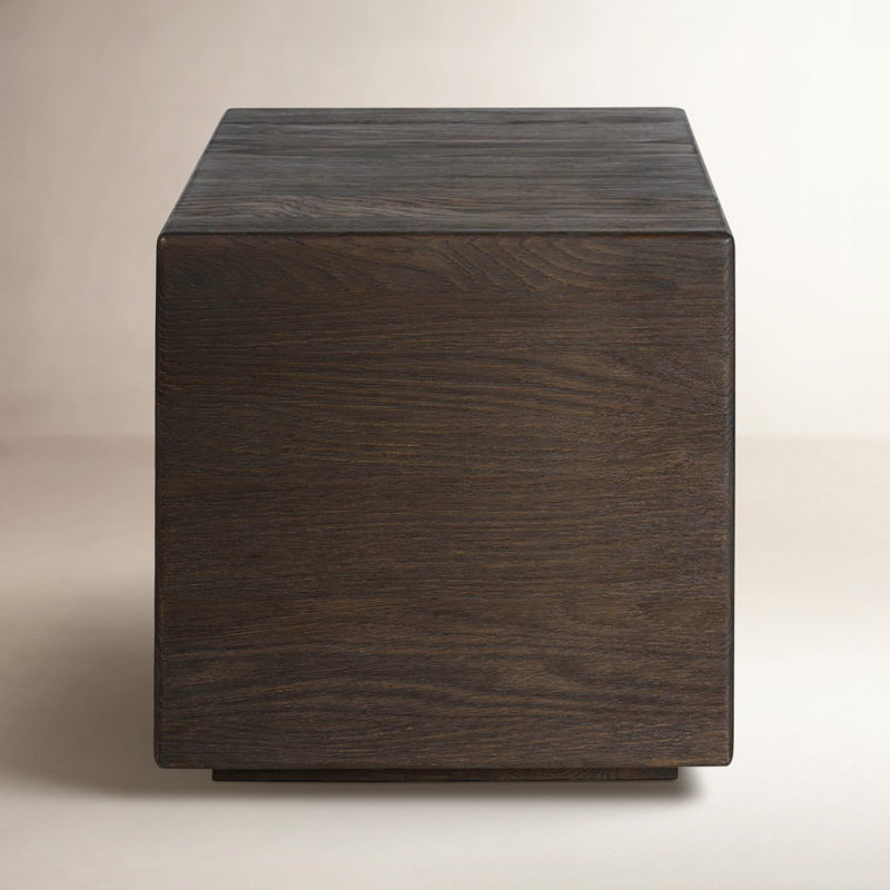 Modern End Table, Brown