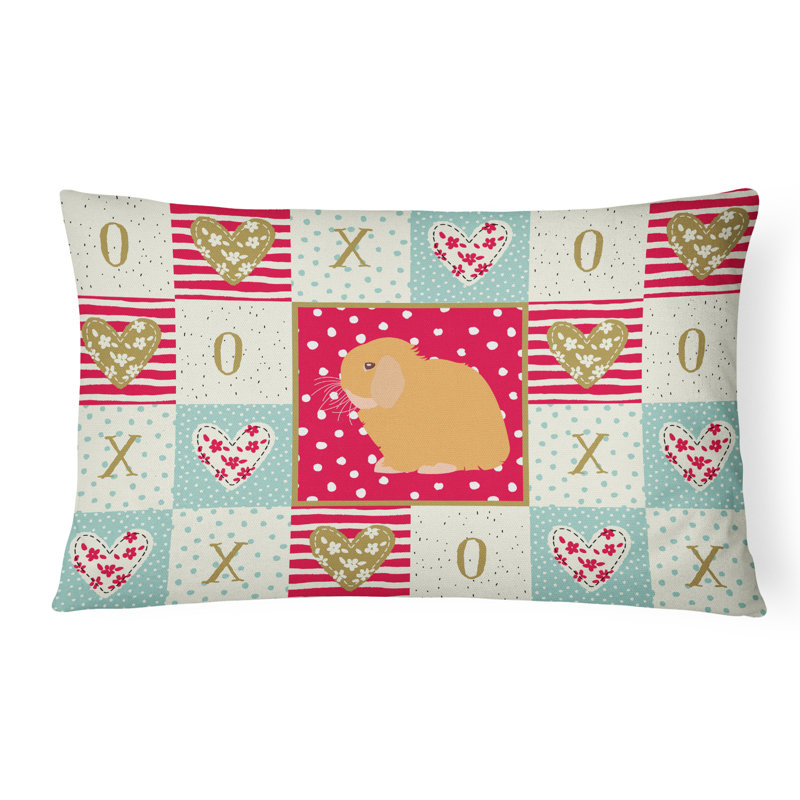  Coussin d'extérieur Holland Lop Rabbit Love