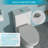 Ceramic One Piece Toilet,Dual Flush with Soft Clsoing Seat