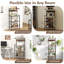 4-Tier Kitchen Bakers Rack with Power Outlet