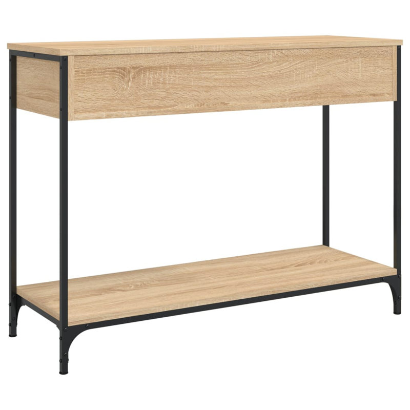 Console Table, Sonoma Oak, 75cm H x 100cm W x 34.5cm D