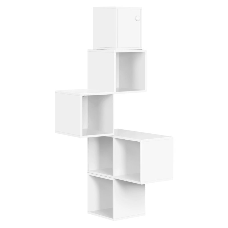 Coussoule 120cm H x 48cm W Floating Shelf Bookcase