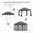 Outsunny 11' X 11' Pop Up Canopy-114930453-114930458