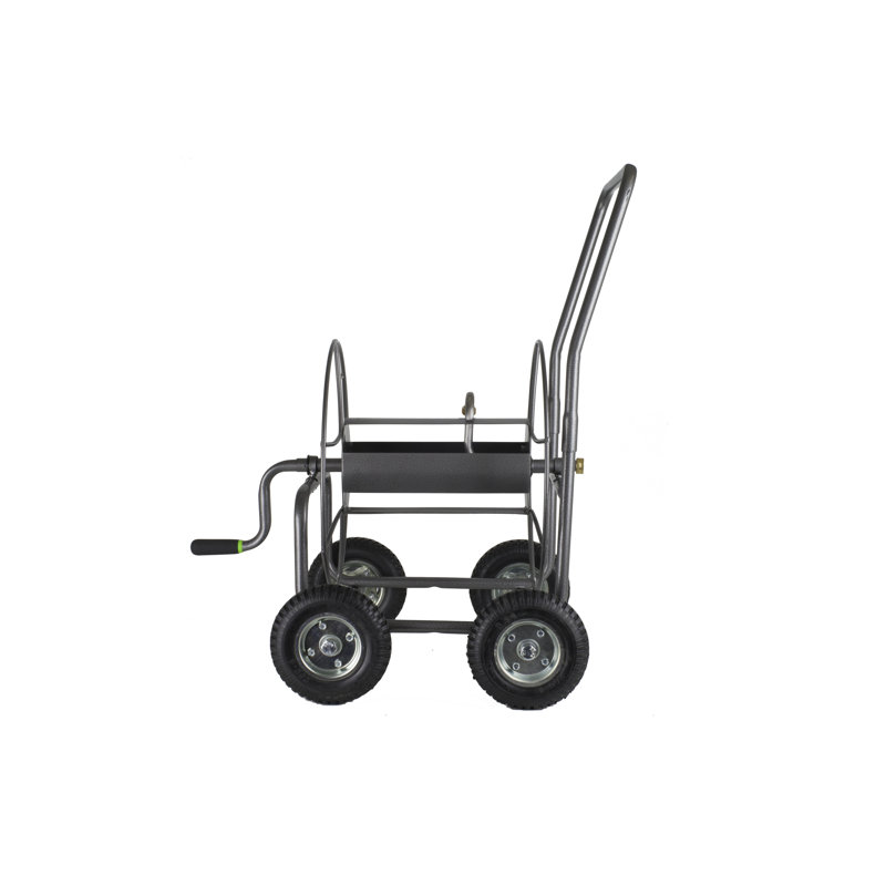 Chariot à dévidoir à boyau à quatre roues Yard Butler - 400 pi
