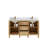 60'' Double Bathroom Vanity with Top-90701156