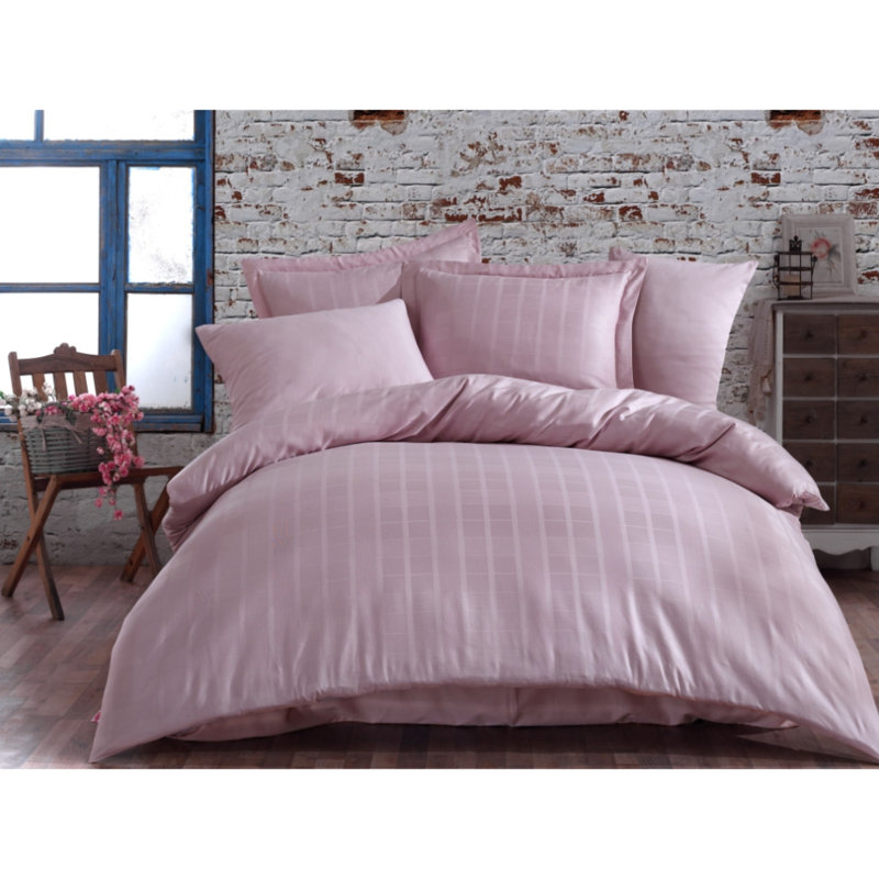 Ensemble de housse de couette 100% coton 6 pièces SeanPaul, Rose