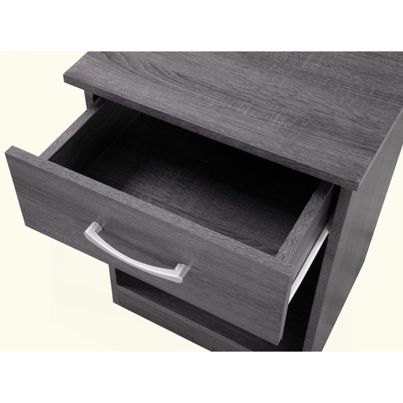 Table de chevet Lindsey, gris