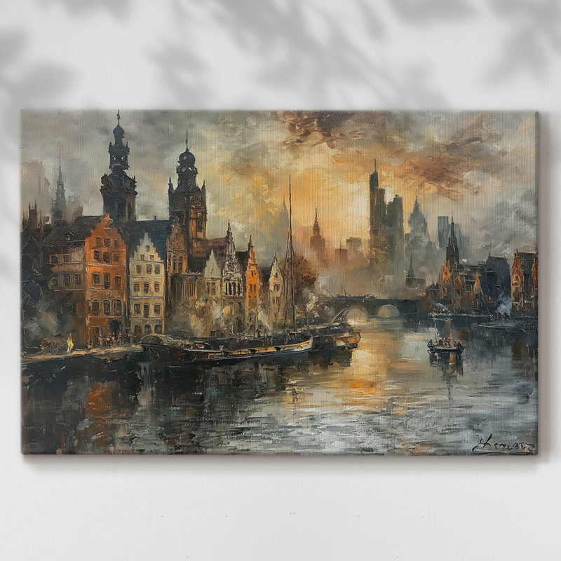 Série Nautical-CCII - Cavas enveloppés de galerie, 12 x 18