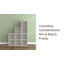 Bibliothèque de rangement en bois à 2 tiroirs Breayla H 15,7 "-721046584