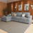 Bianca Wide Plush Corduroy 3-Seat L Shaped Modular Sofa with Storage-515154100-522429801