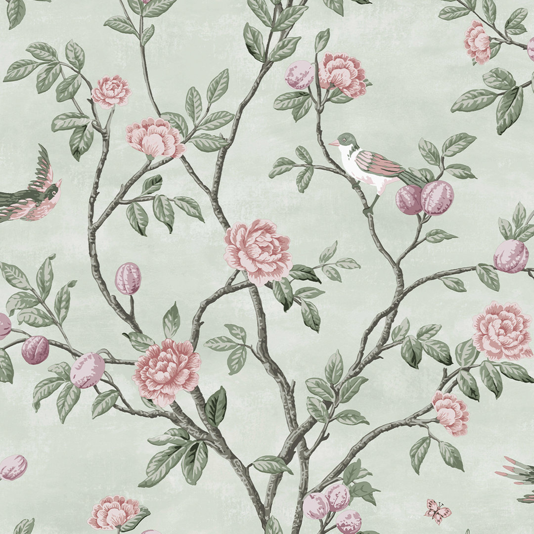 Laura Ashley Eglantine Wallpaper Roll Laura Ashley 
