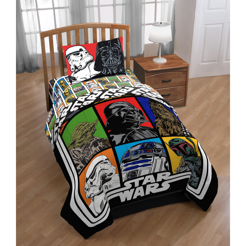 Ensemble de draps 3 pièces grid Star Wars