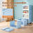 4 Tier Stackable Plastic Storage Bins With Lid And Wheels - 23 QT Closet Organizers And Storage, Foldable Storage Containers, Organization And Storage Boxes For Craft, Home, Pantry, Dorm-1574027432