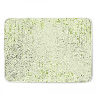 Tapis de bain géométrique Boho