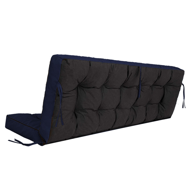 Porch Swing Cushions, 3 Seats Swing Cushions For Outdoor Furniture Waterproof , Glider Cushion Replacement Thicken 4" For Porch,Garden