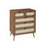 Armoire décorative 5 tiroirs à usages multiples - salon, chambre à coucher, salle à manger avec revêtement, qualité imperméable, résistance aux égratignures impressionnante, ingénierie, et - différence de couleur réduite, finition fine,