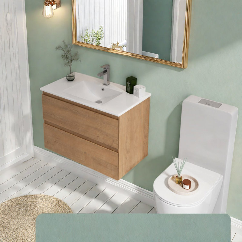 Meuble-lavabo moderne en pouces (doit inclure le meuble-lavabo et l'évier)