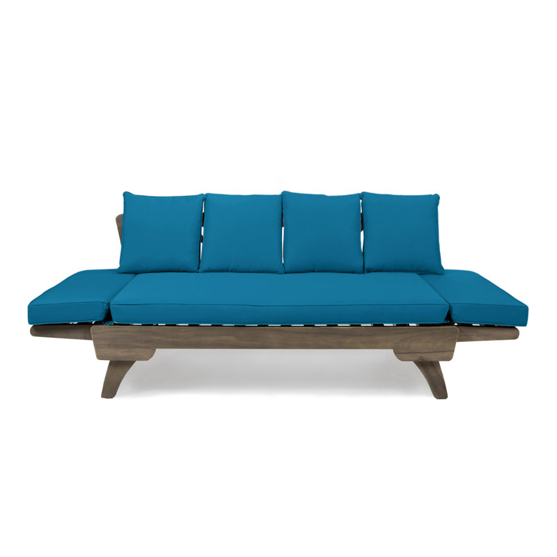 Ottavio Sofa Daybed, Brown/Teal