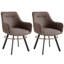Linen Blend Upholstered Armchair-676442115-676442114-676442120