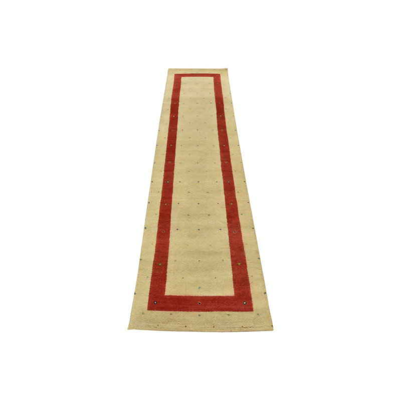 Tapis rectangulaire unique en laine 2 pi 7 po x 9 pi 10 po Rhyatt