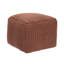 Prism 18" Wide Handwoven Square Pouf-761080669