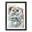 Tawny Owl in Abstract - Framed Print-55729615-55729619