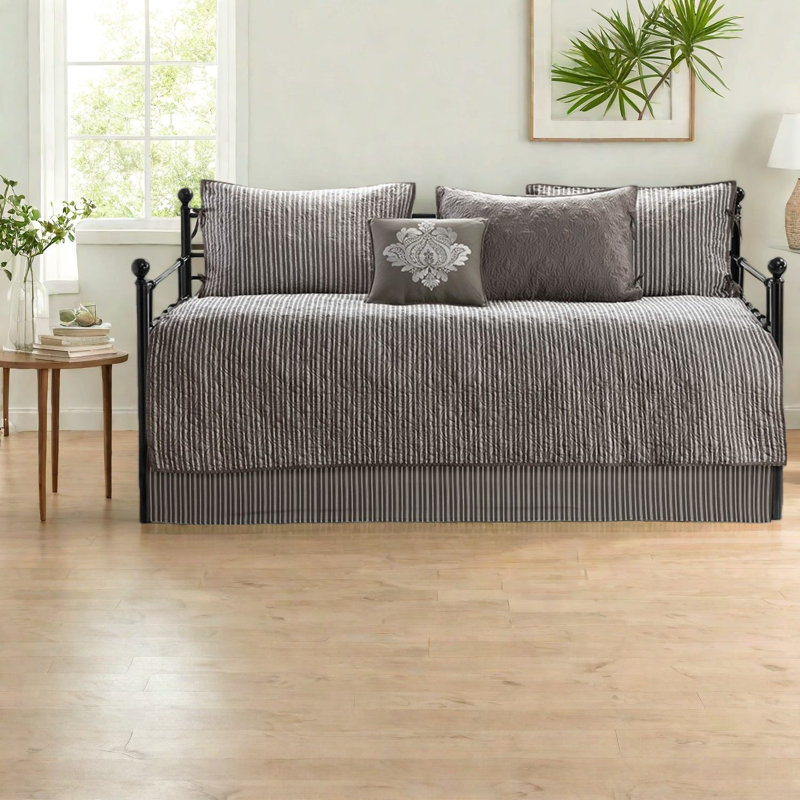 Ensembles de literie réversible, ensemble de lit de jour moderne rembourré de coton pour la maison