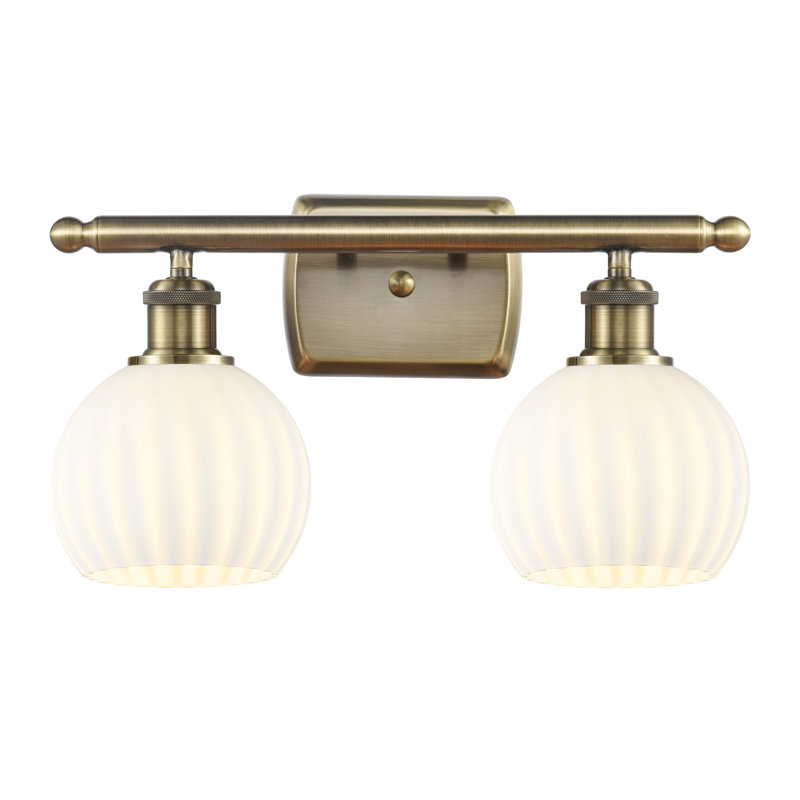 Berdahl 2 - Light Dimmable Vanity Light, Antique Brass