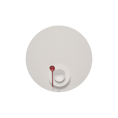 Vinyl No Pattern And Not Solid Colour Round Placemat