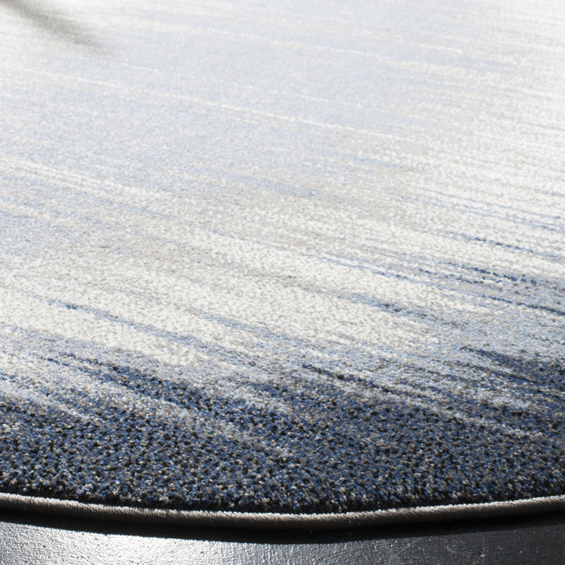 Tapis abstrait Prue Performance, Rond 5 pi 3 po