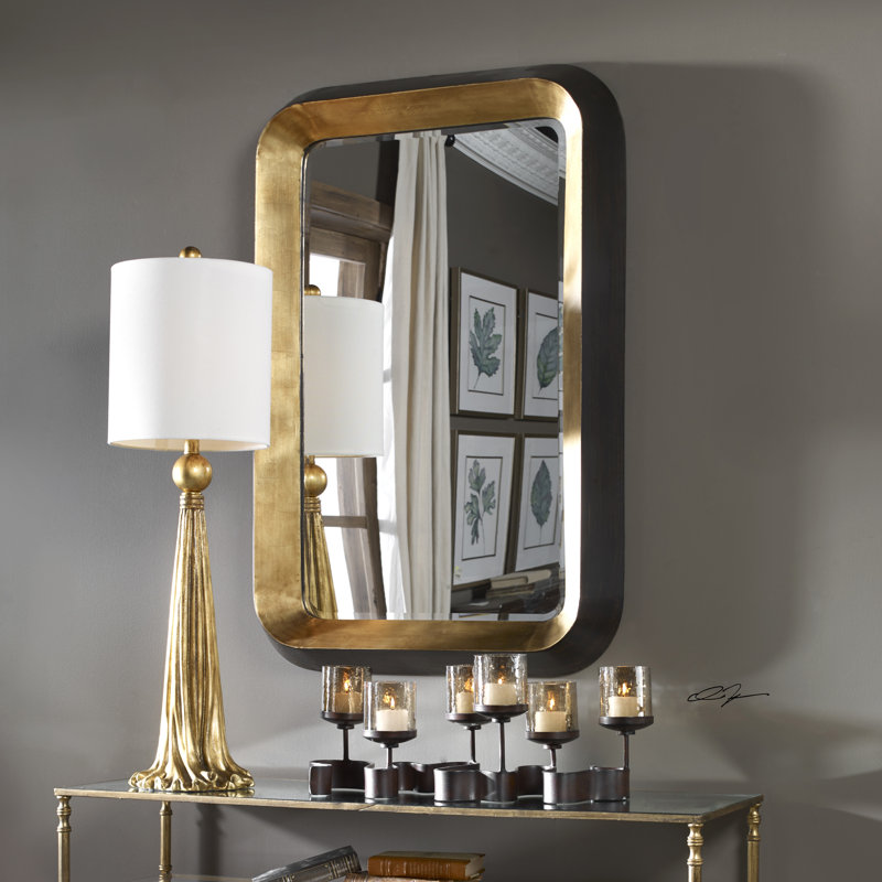 Payton Iron Rectangle Wall Mirror