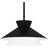 Morganza 1 - Light Matte Black Cone Pendant