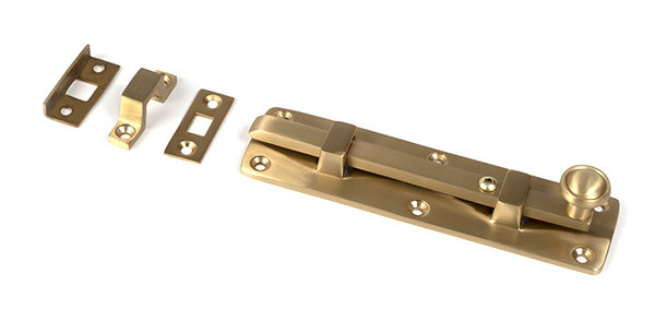Universal Satin Brass 6" Bolt