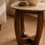 Cross Legs Square Side Table